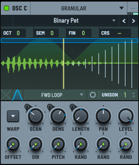 Granular Oscillator