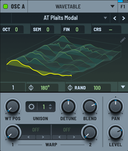 Wavetable Oscillator